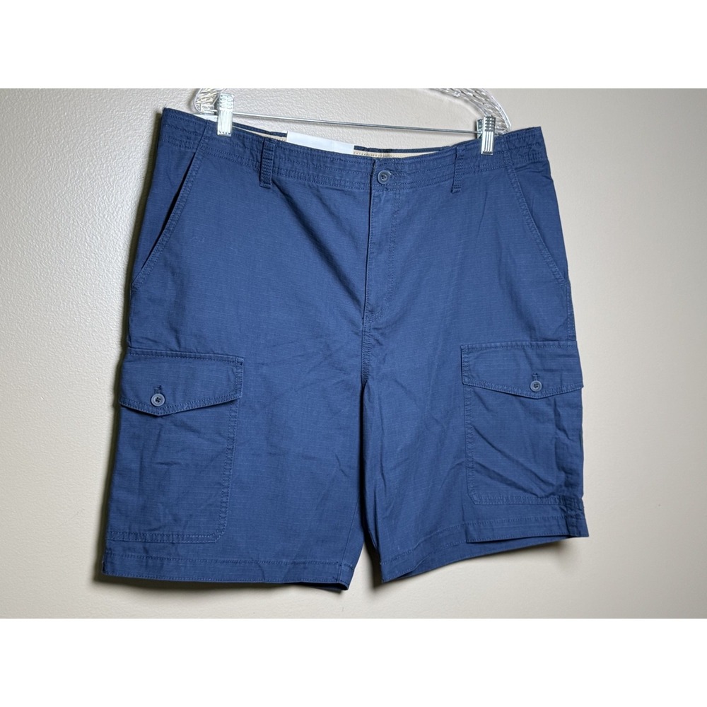 NWT Men's IZOD Navy Blue Cargo Shorts Size 40